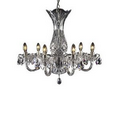 Waterford Bluebell 6 Arm 110v Chandelier